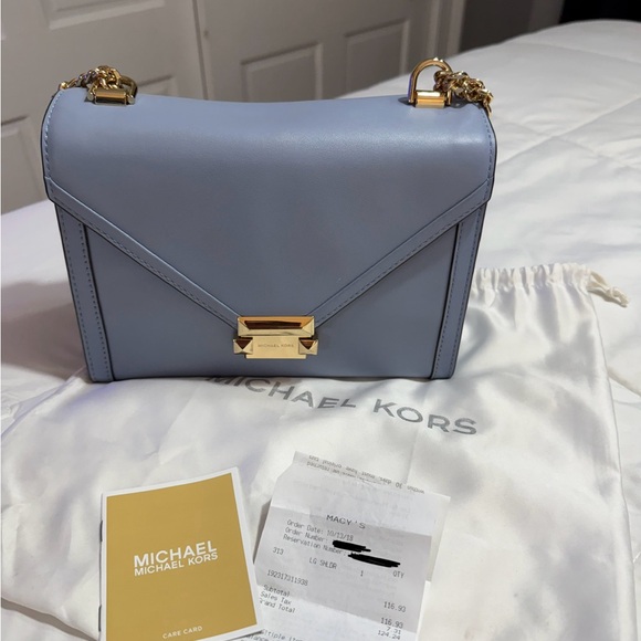 Michael Kors Lavender Crossbody Bag with Gold Accents - Picture 2 of 5